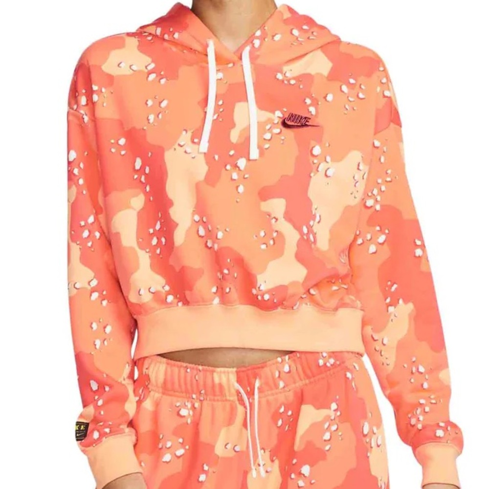 Nike LA Camo Cropped Hoodie